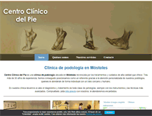 Tablet Screenshot of centroclinicodelpie.com